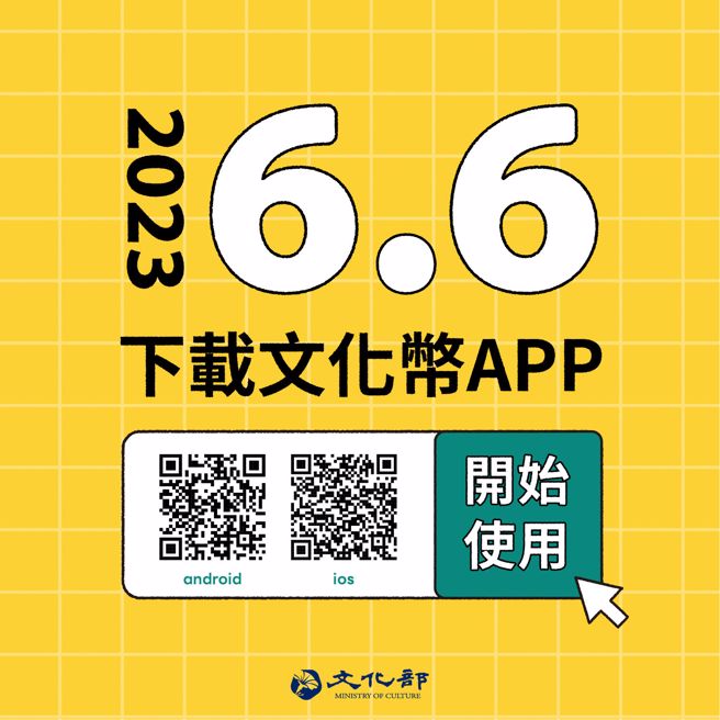 6月6日起18到21岁青年可领1200元文化成年礼金，预计90万人受惠。（文化部提供）