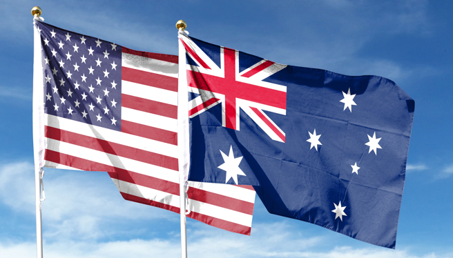 随美中战略竞争格局日益清晰，澳洲与美国的军事同盟更深化，同时将加强与日本等区域内其他国家的安全合作关系。（图/ shutterstock）