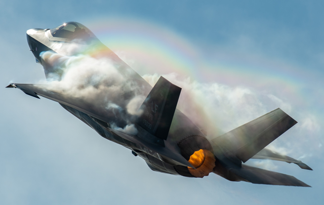 美国F-35隐形战机的资料照。（美国空军）