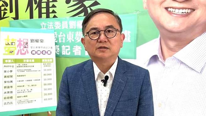 刘棹豪今天正式表态，参选立委是下一步选项。（蔡旻妤摄）