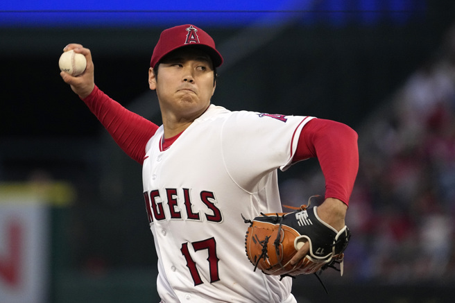 大谷翔平本季持续高檔的投球表现。（美联社资料照）