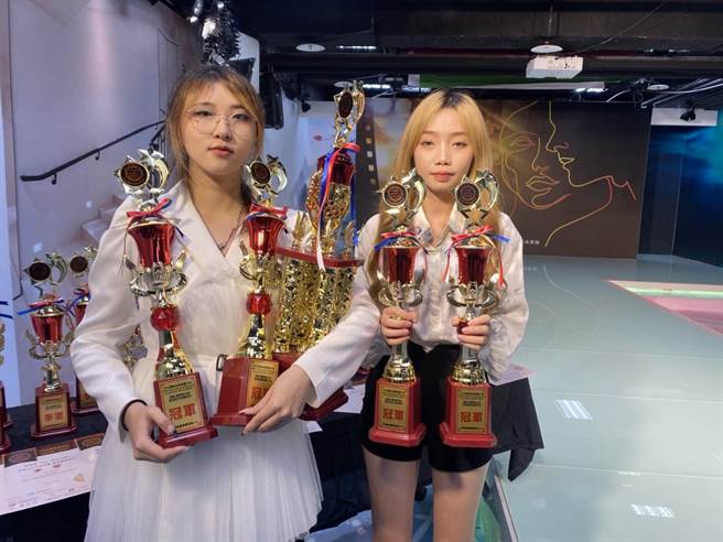 彰化市建国科技大学美容系参加「2023 PEA国际美业创艺大赏」，拿下优异成绩。（校方提供／孙英哲彰化传真）