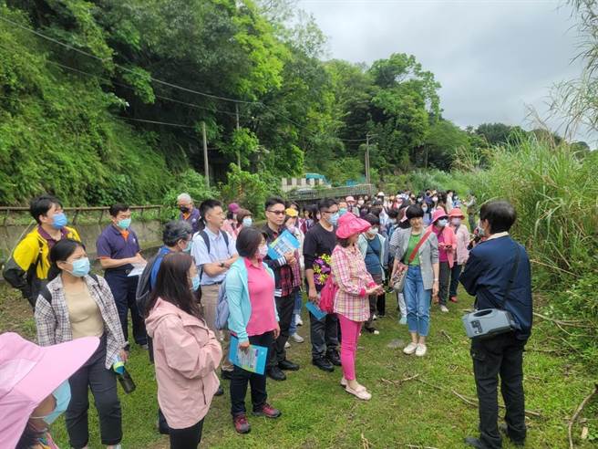 大溪水资源回收中心2018年起成环境教育设施场所，今年再创新，将月眉湿地正式纳入范畴导览解说。(水务局提供／蔡依珍桃园传真)