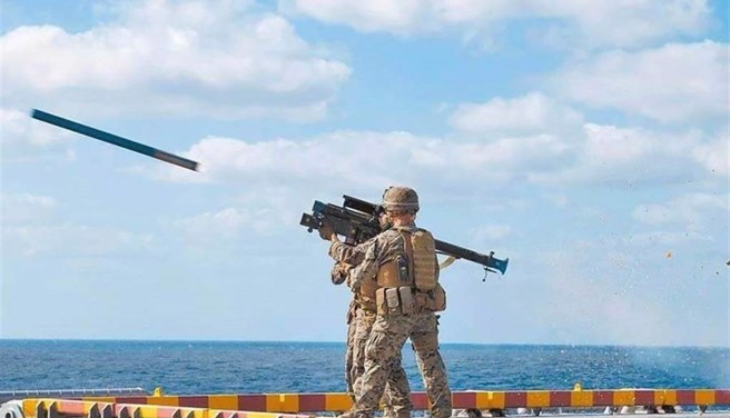 肩射型刺针飞弹已在近日抵台。（示意图／取自美国海军官网）