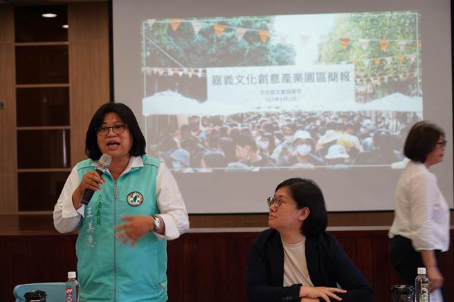 在立法委员王美惠邀集下，立法院教育及文化委员会今下午到嘉义市考察。（王美惠服务处提供/吕妍庭嘉义传真）