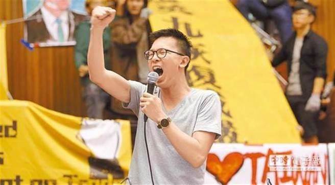 林飞帆(图)2014因太阳花运动一战成名，对同侪陈为廷爆出性骚丑闻也曾出言护航缓颊。（本报系资料照片）