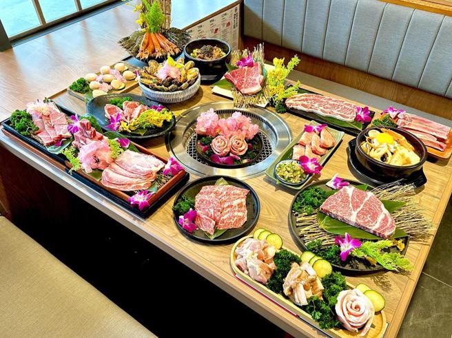 马辣国际餐饮集团烧肉吃到饱新品牌，「夯下去新潮和牛烧肉」强势进驻新竹市东区。（图／马辣国际餐饮集团提供）