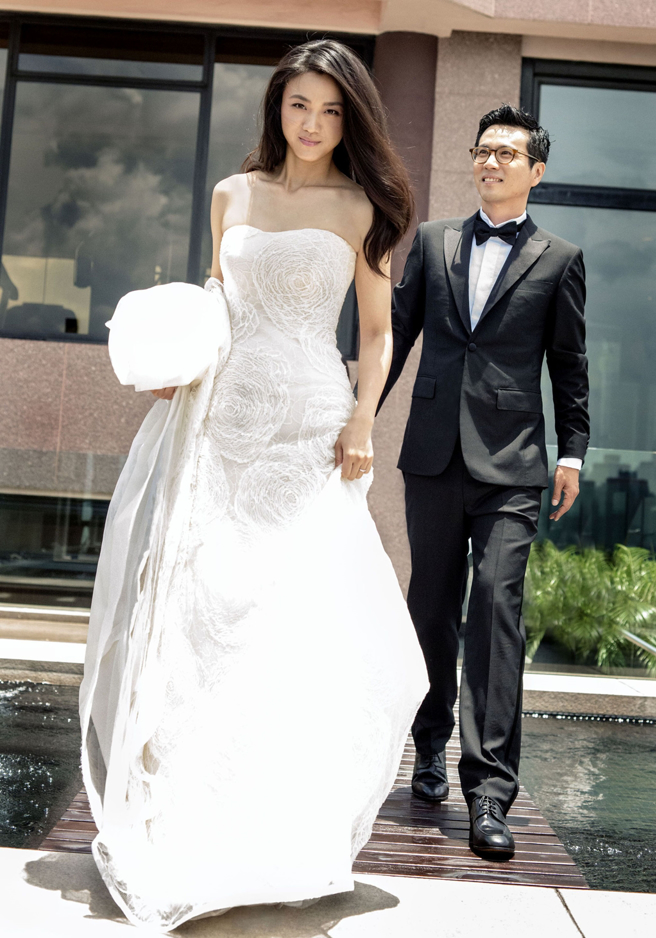 汤唯2014年和韩国导演金泰勇结婚。（图／冠星娱乐有限公司提供）