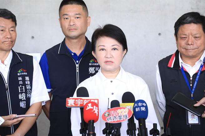 台中市长卢秀燕在推特发文，对大陆灾情表达关怀。（资料照,林欣仪摄）