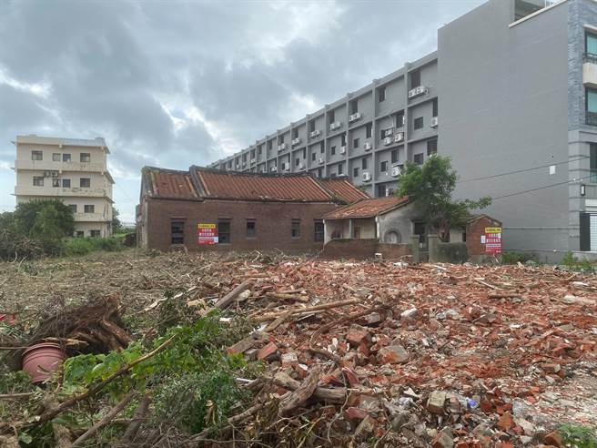 市定古蹟「浸水杨家古厝」本体现况。（新竹市政府提供／王惠慧新竹传真）