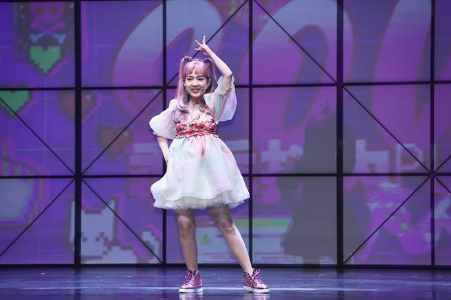 徐巧芯剧中造型很「萝莉风」。（罗永铭摄）