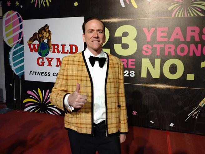 World Gym台湾区总裁柯约翰表示，健身业疫后大反弹，World Gym今年预计再展12～15家。（图／曾丽芳）     