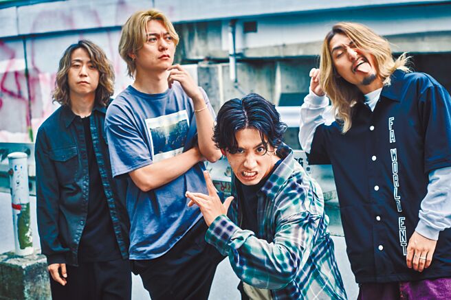 日本摇滚天团ONE OK ROCK由Tomoya（左起）、Toru、Taka、Ryota组成。（雅慕斯娱乐提供）