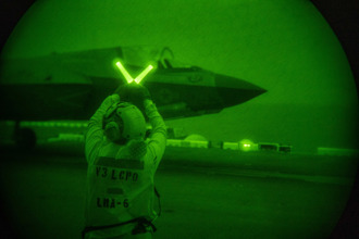 美國第7艦隊秀F-35B夜訓畫面 蔡正元看完爆出驚人內幕