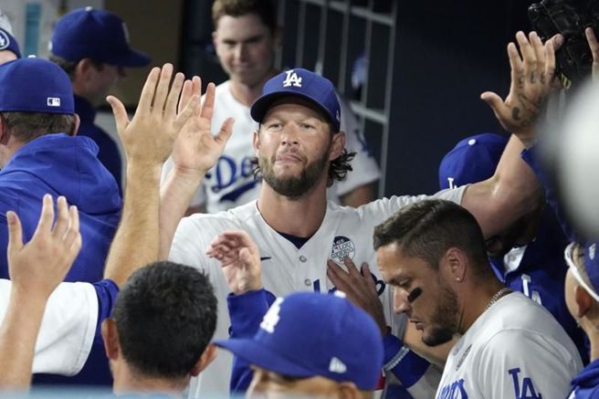 道奇投手柯萧。（美联社）