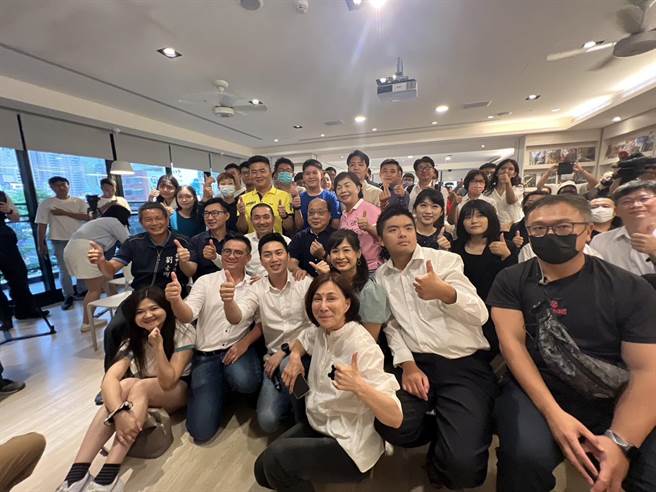 国民党总统参选人、新北市长侯友宜下午出席青年对谈活动。(林欣仪摄)