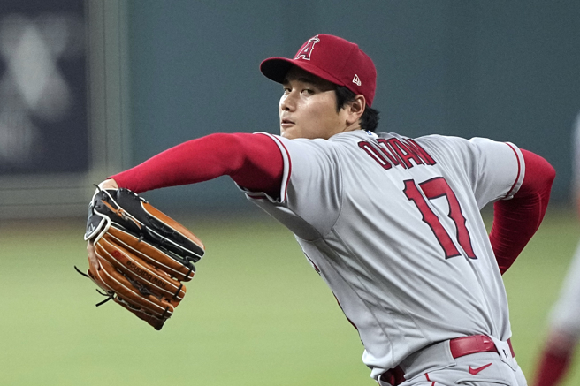 大谷翔平吞下本季第2败。（美联社）