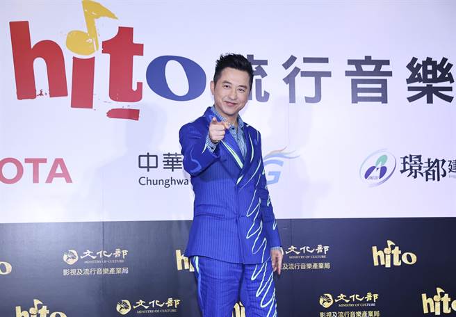 哈林今出席hito流行音乐奖颁奖典礼。（罗永铭摄）