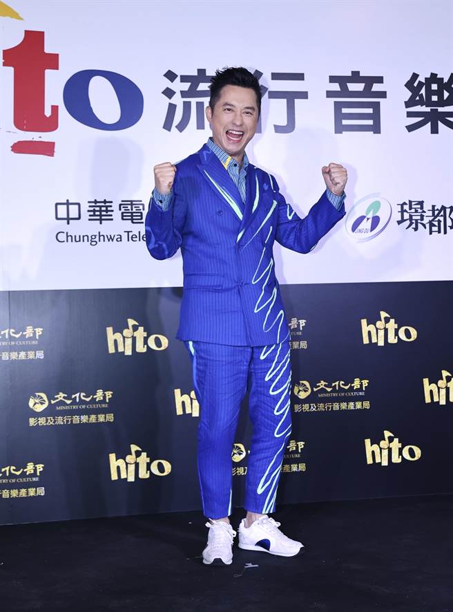 哈林今出席hito流行音乐奖颁奖典礼。（罗永铭摄）