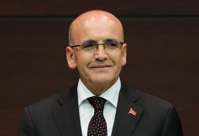 土耳其前副总理暨前财政部长希姆谢克（Mehmet Simsek）。（图／路透社）