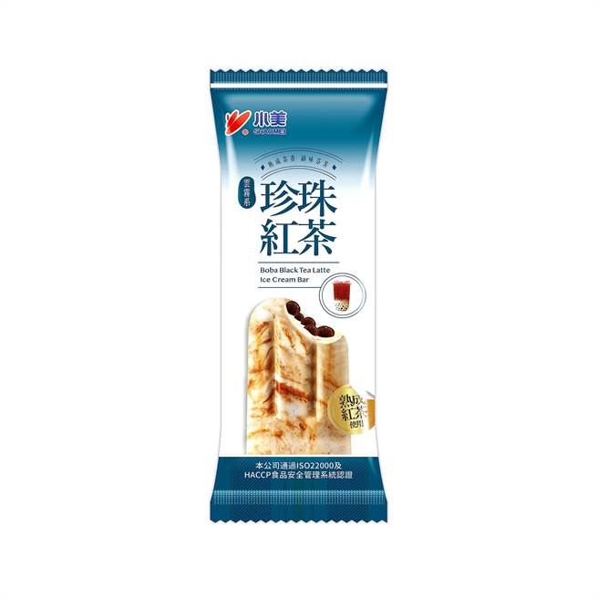 莱尔富「小美珍珠红茶雪糕」号称清新不失醇香，30元。（莱尔富提供）