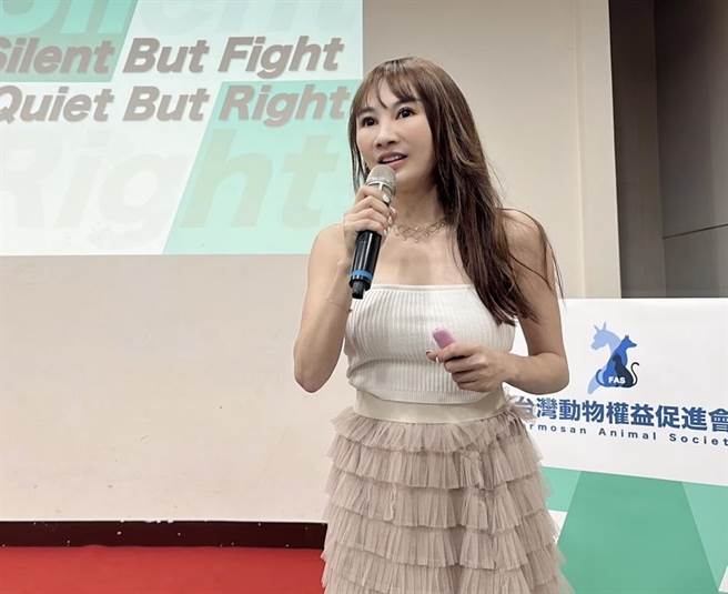 王宥忻宣布成立动物权益促进会。（动物权益促进会提供）