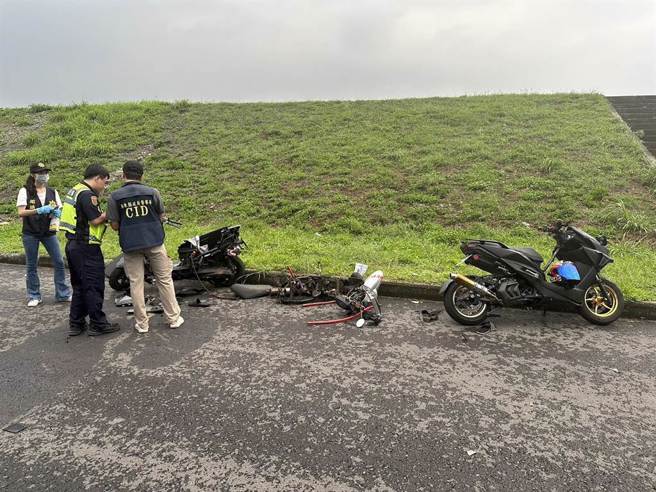 因雨临改出游行程，防汛道路试车酿2死。(警方提供)