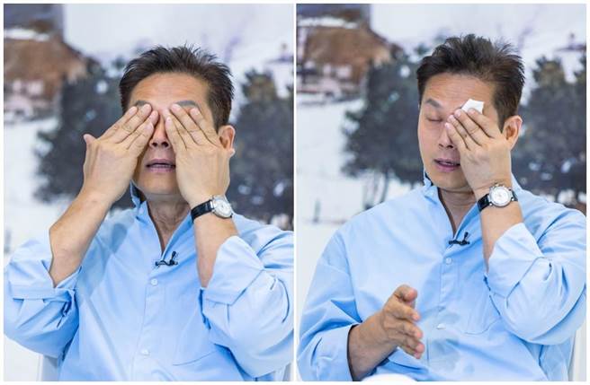 徐乃麟谈到父母亲的伟大时，罕见在镜头前流泪。（罗永铭摄）