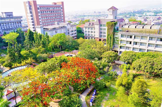 朝阳科大校园。(朝阳科大提供)