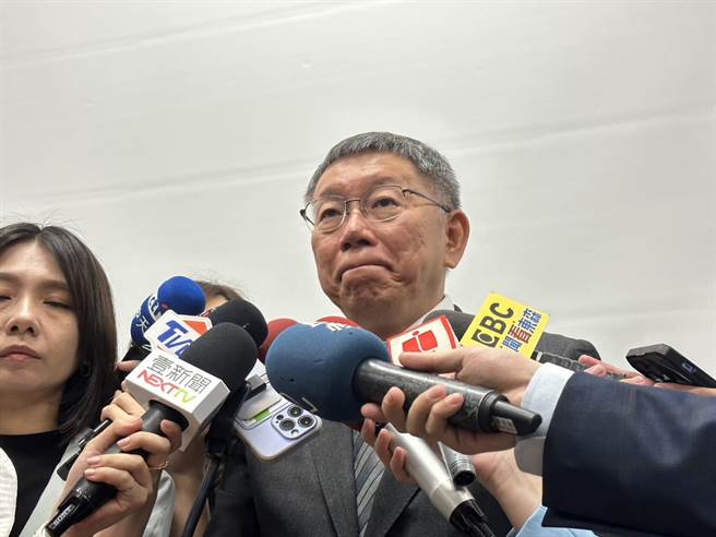 民眾党主席柯文哲。（杨亚璇摄）