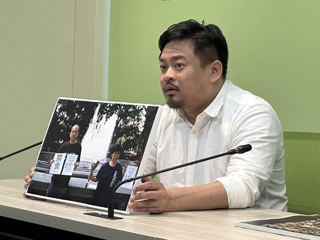 民进党立委洪申翰。（黄婉婷摄）