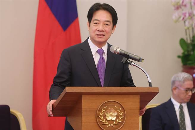 赖清德(资料照片，总统府提供)