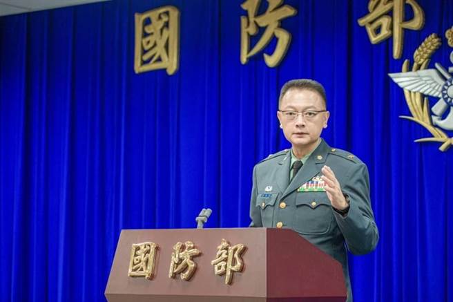 国防部发言人孙立方。（国防部提供）