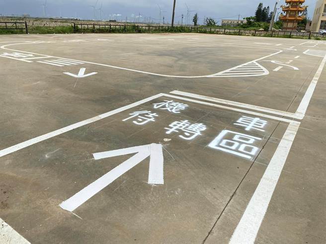 云林县麦寮乡六轻工业区进出车辆多，乡公所设置机车练习场盼减少事故率。（麦寮乡公所提供／张朝欣云林传真）