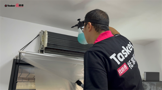 缺工严重， 人力银行表示，冷气师傅月薪10万元仍找不到人。(Tasker找师傅提供)