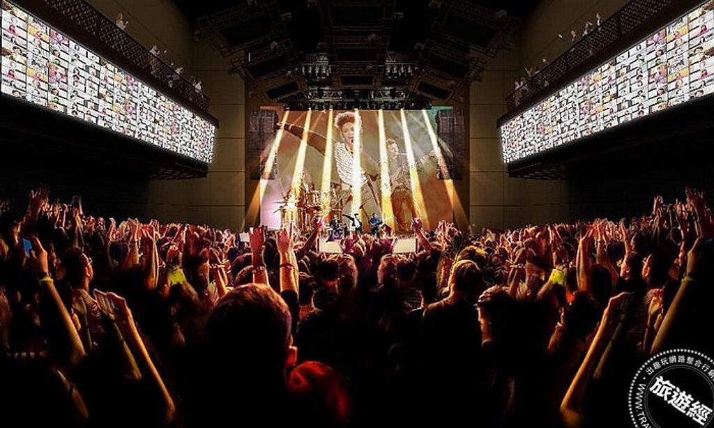 音樂廳「Zepp Shinjuku (TOKYO)」，採用特殊空間設計，拉近觀眾與歌手的距離，並運用最新影像設備提供臨場感超群的音樂體驗。（©TOKYU KABUKICHO TOWER）