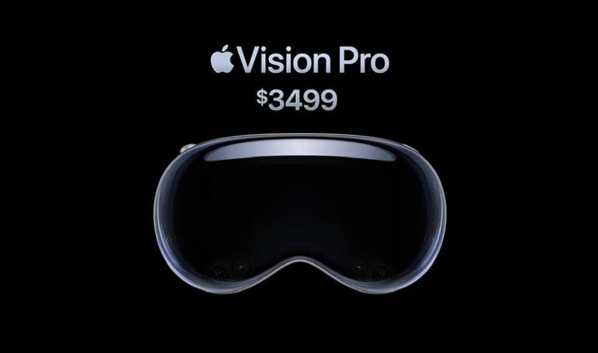 Apple Vision Pro定价超过台币10万元。（截自APPLE YouTube影片）