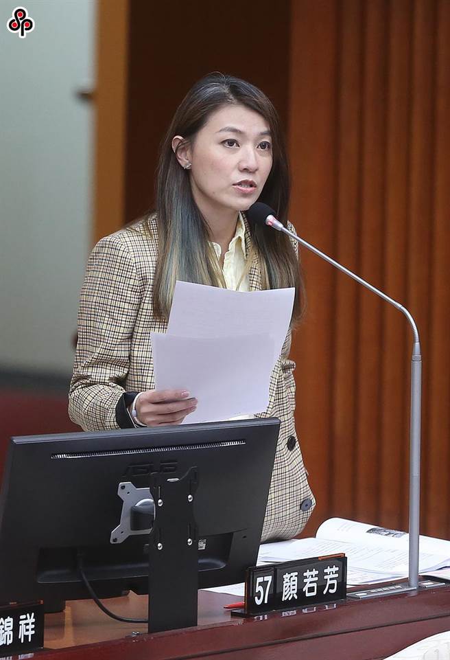 民进党台北市议员顏若芳。（本报资料照片）