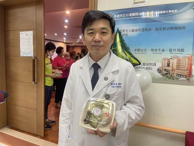 小港医院院长郭昭宏。（洪靖宜摄）