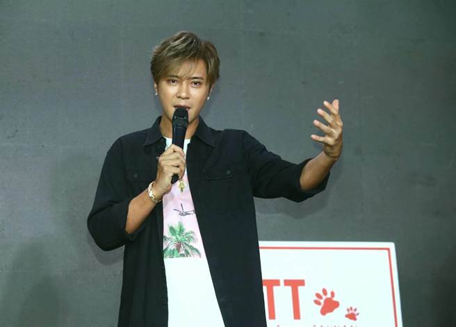 罗志祥今担任台湾动物紧急救援小组公益大使。（粘耿豪摄）