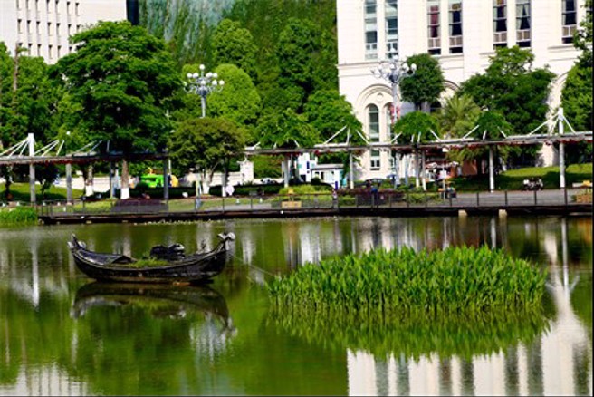 花果濕地公園一隅。（圖／旺北蹇金津提供）