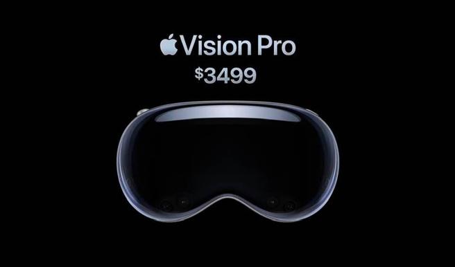 Apple Vision Pro定价超过台币10万元。（截自APPLE YouTube影片）