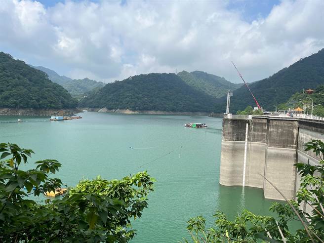 石门水库今蓄水率突破6成大关。(北水局提供／吕筱蝉桃园传真)