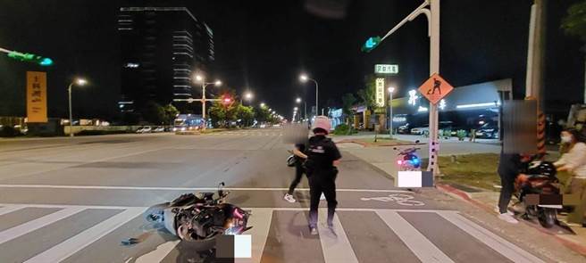 发生事故路口。（翻摄画面）