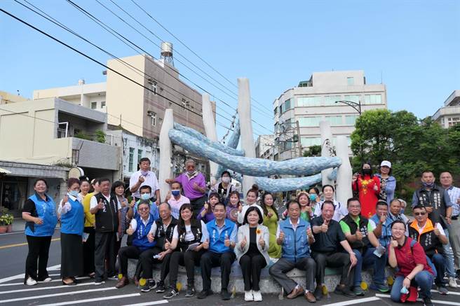 「国境之西第一街」，云林县台西老街再造成果令人惊艳。（张朝欣摄）