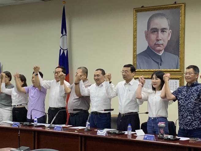 国民党总统参选人侯友宜今日中午与中常委进行便当餐叙。（张薷摄）