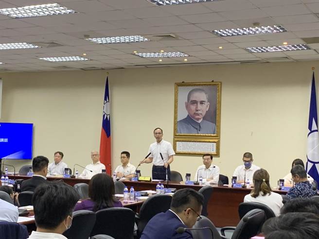 国民党中常会今通过第11届立法委员选举第8梯次建议辅选方式暨名单案。（张薷摄）