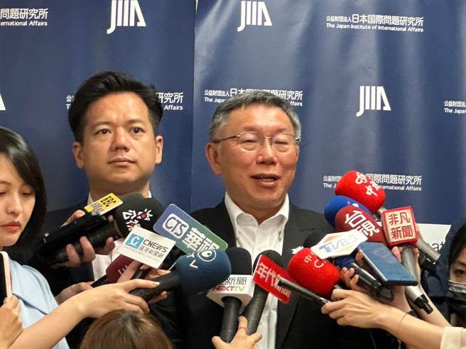 民眾党主席柯文哲。（杨亚璇摄）