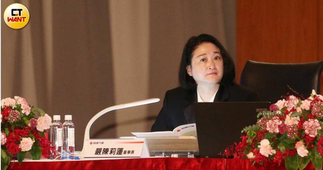 严陈莉莲在今年股东会上表示，新安东京防疫险理赔的亏损在去年都已提列完毕，整体营运表现将回归正常水准。（图／赵世勋摄）