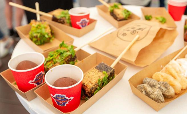  严陈莉莲亲手制做独家茶叶蛋大受欢迎。（图／裕隆提供）